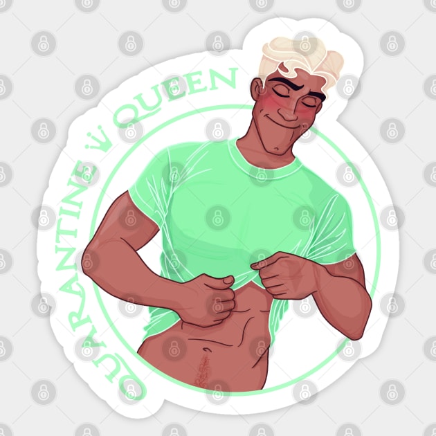 Quarantine Queen Sticker by Fransisqo82